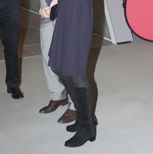 Stuart Weitzman Leather Half n Half Boot